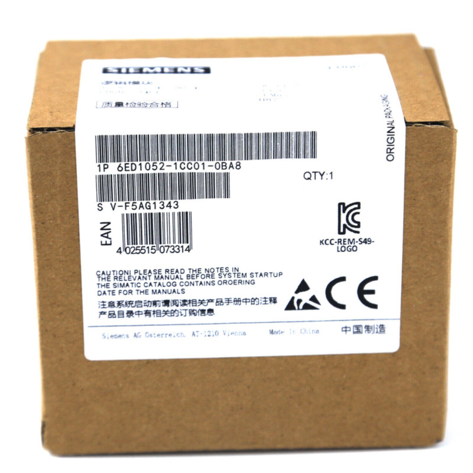 6ED1052-1CC01-0BA8 New Siemens 6ED1 052-1CC01-0BA8 LOGO 24CE logic module