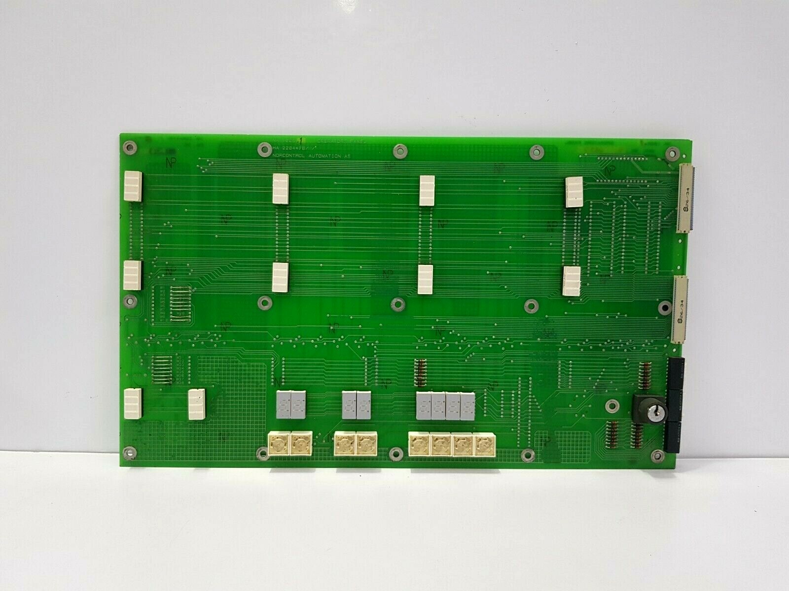 NORCONTROL NA1008.1 OPERATOR PANEL PCB CARD HA220447B/B/