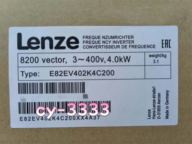 E82EV402_4C200 NEW LENZE E82EV402K4C200 Inverter 8200 Vector 40kW