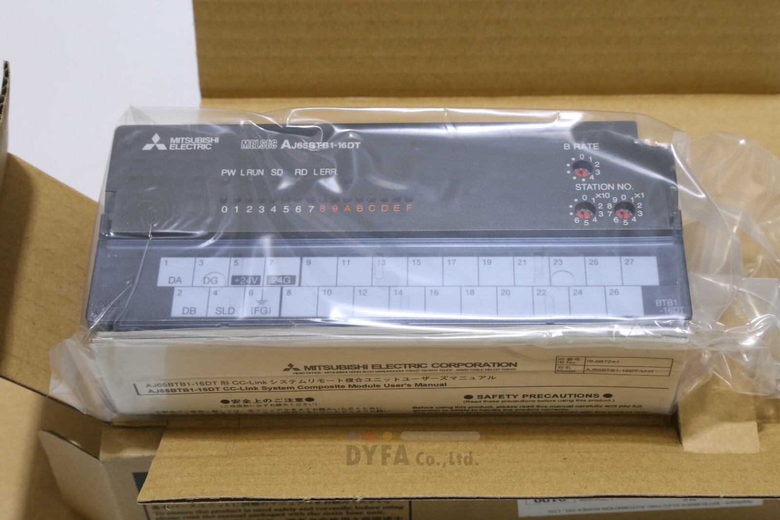 MITSUBISHI Genuine NIB AJ65BTB1-16DT CC-Link Input/Output Unit PLC-I-584=7C32