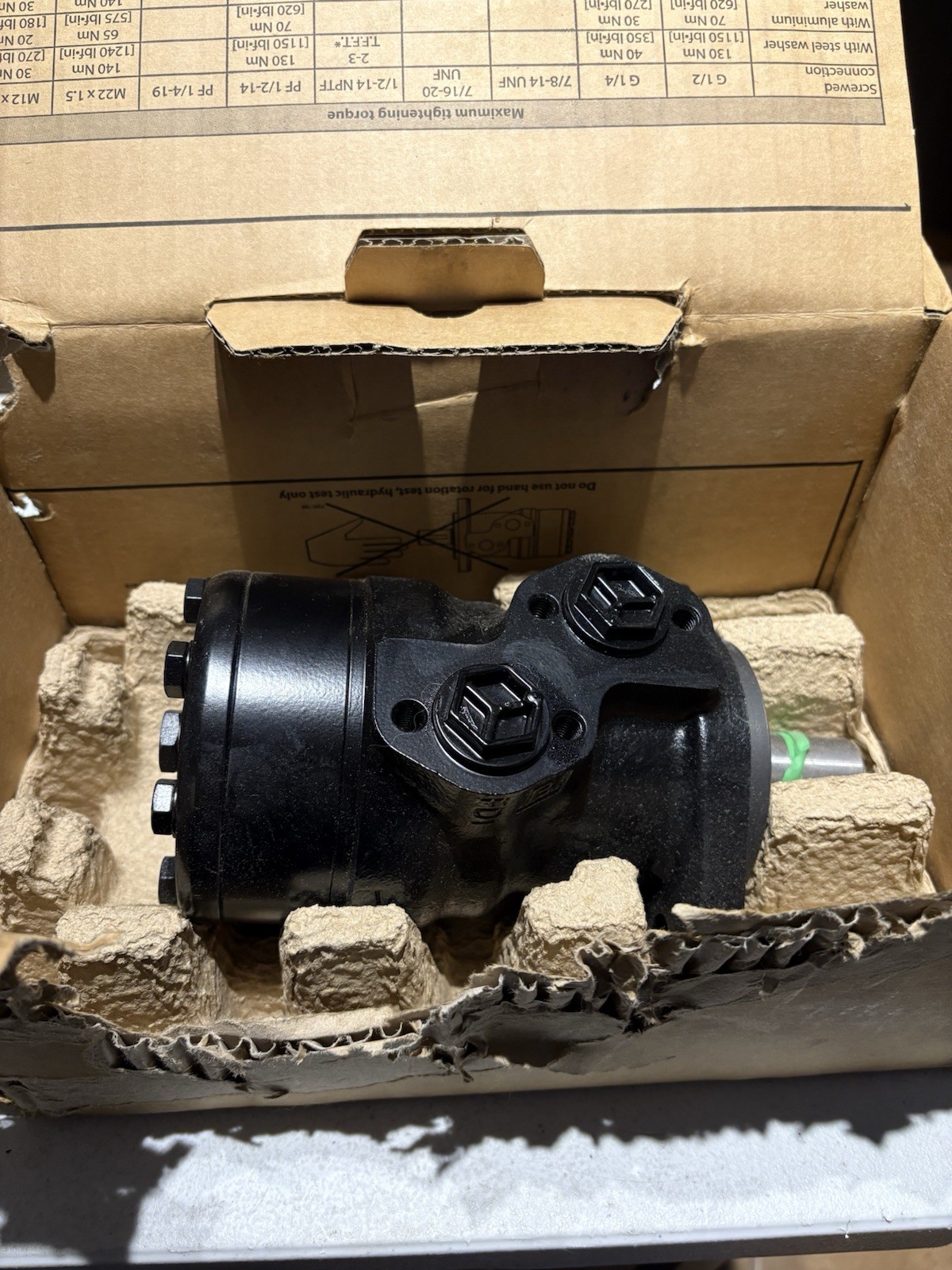 Danfoss OMR X 200 Hydraulic Motor 11185525 NEW