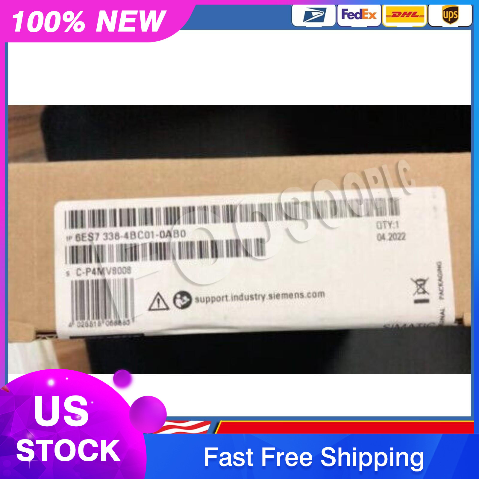 1PCS NEW SIEMENS 6ES7338-4BC01-0AB0 6ES7 338-4BC01-0AB0 338-4BC01