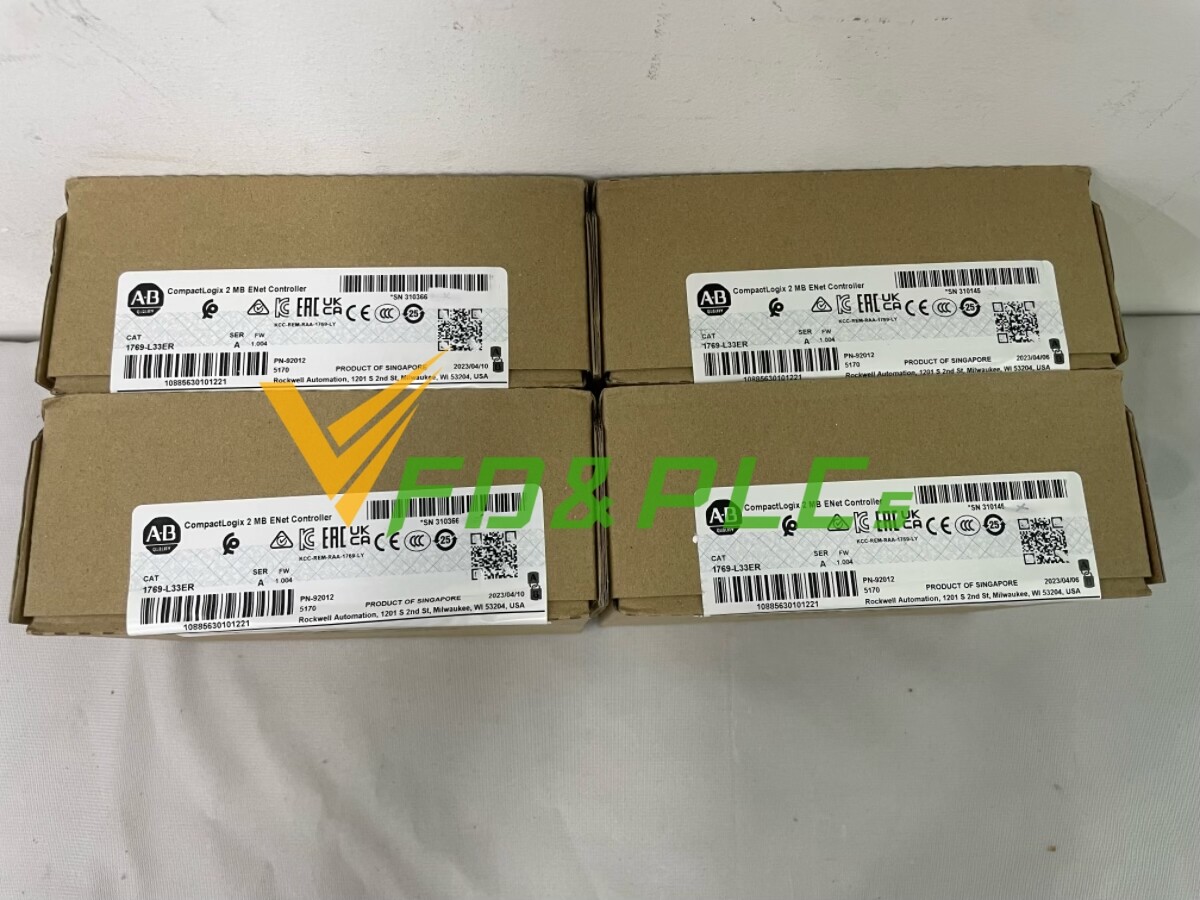 New Factory Sealed AB 1769-L33ER / A CompactLogix 2MB Enet Controller