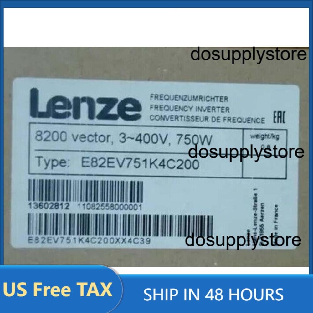 E82EV751K4C200 NEW LENZE E82EV751_4C200 Inverter 8200 Vector 0.75kW