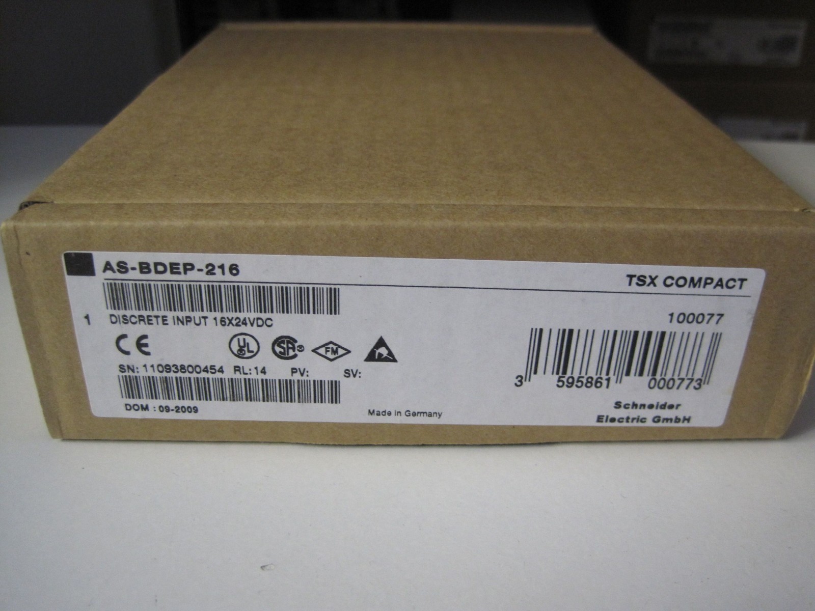 AEG Modicon SPS A120 DEP216 DEP 216 Digitale Eingabe Baugruppe OVP mit Siegel