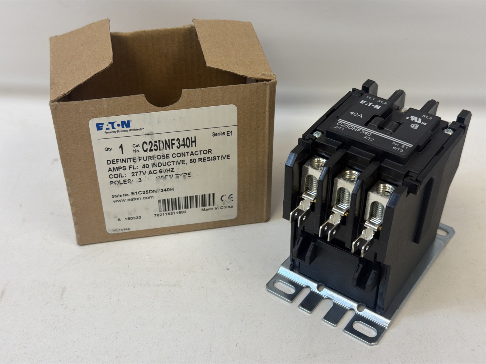 EATON C25DNF340H Definite Purpose Contactor Coil 277V AC 60HZ *NEW IN BOX*