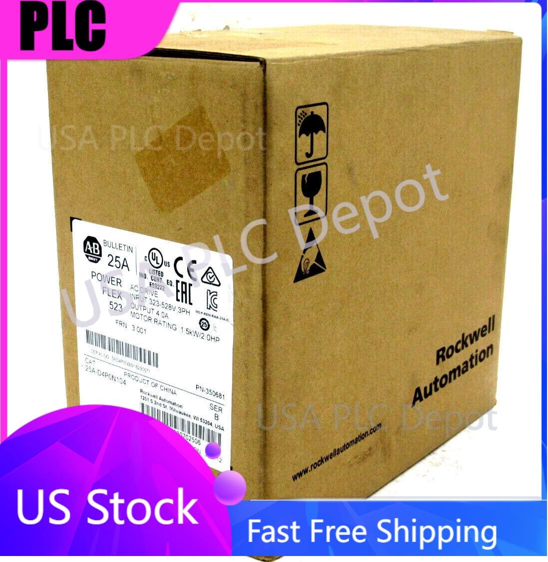 NEW ALLEN BRADLEY 25A-D4P0N104 AC DRIVE POWER FLEX 523 SERIES B 25AD4P0N104