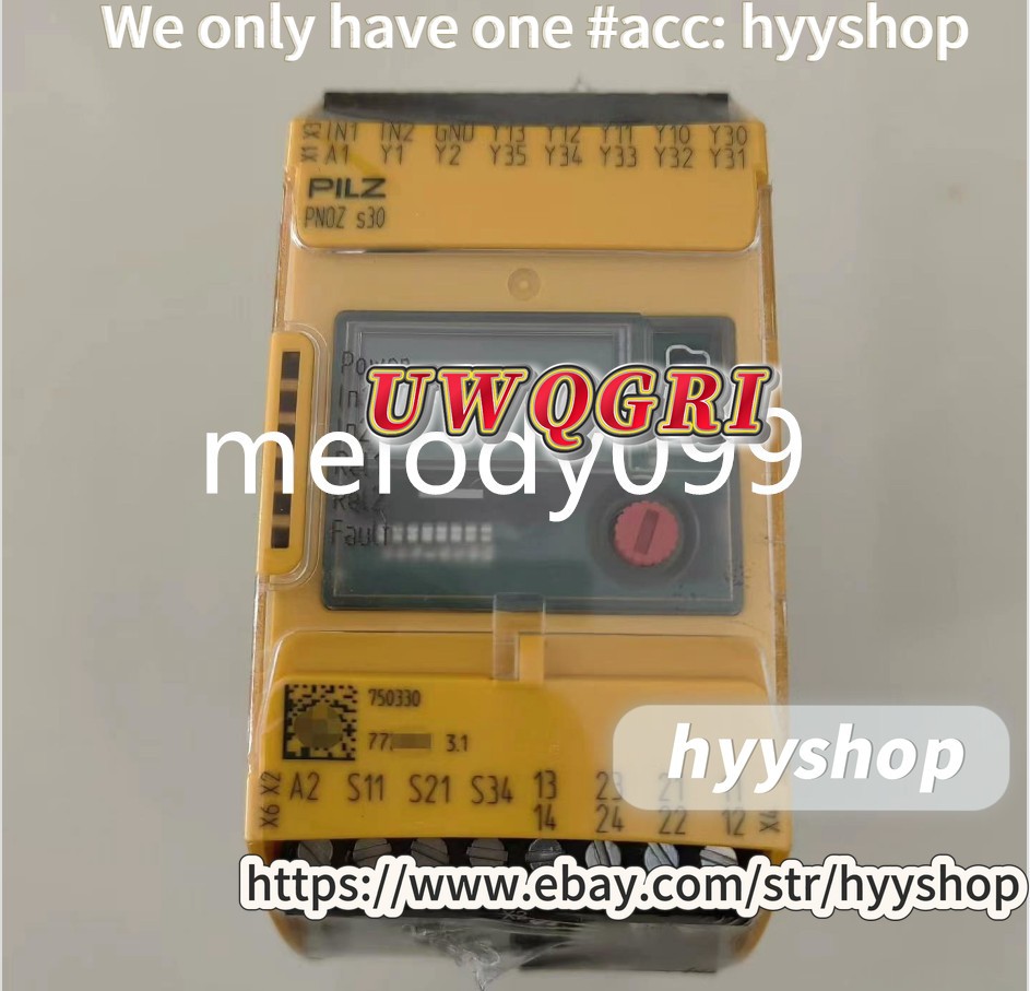 1PC New PILZ 750330 PLC Module Safety RelaysPNOZ S30 24-240VACDC 2 N/O 2 N/C#HL