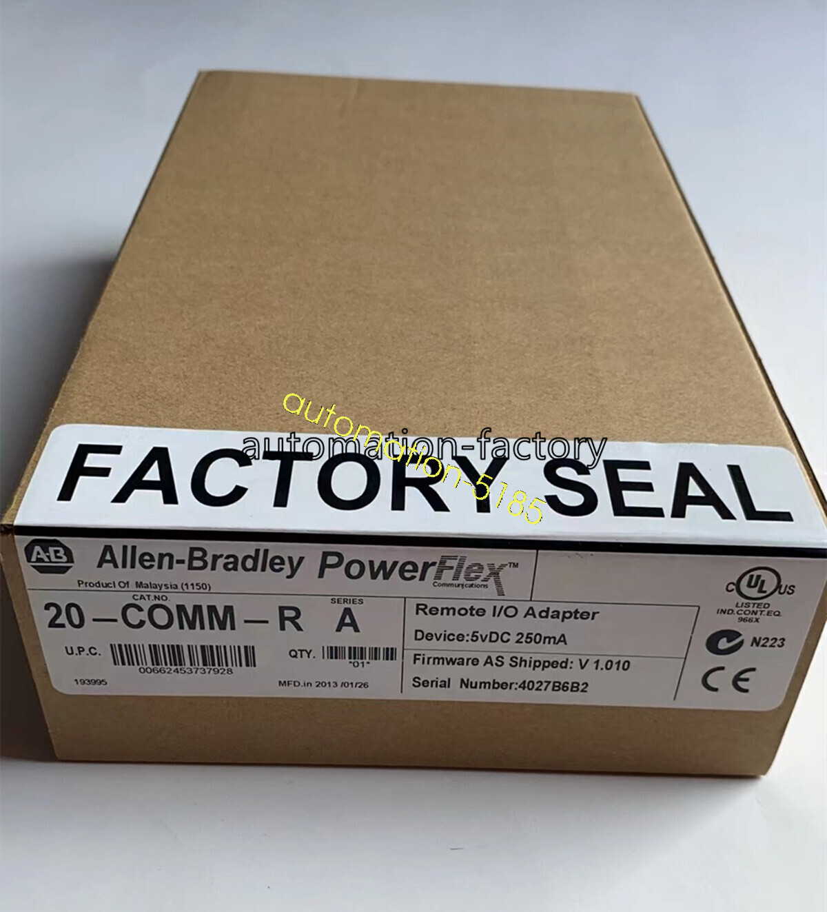 NEW 20-COMM-R /A PowerFlex Remote I/O Communication Adapter fedex or DHL