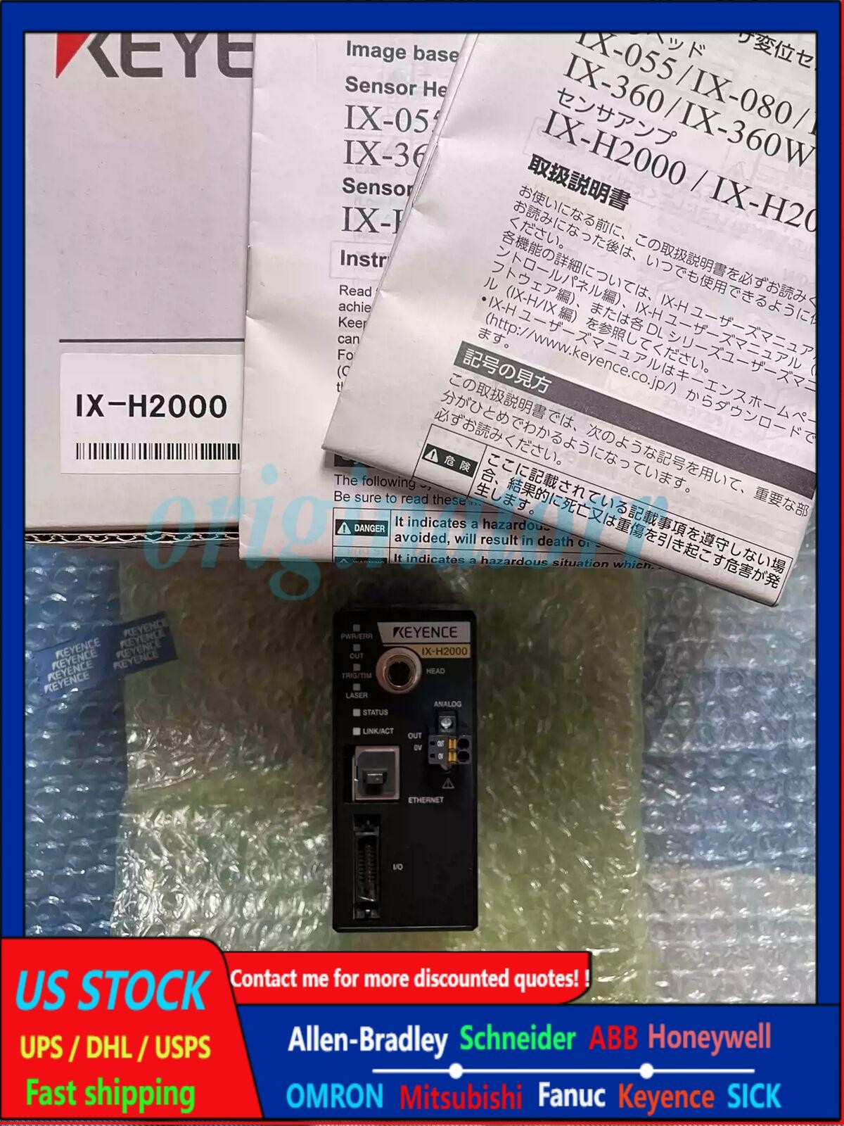 1PC Keyence IX-H2000 Laser Sensor New US Free TAX IXH2000 US Free TAX