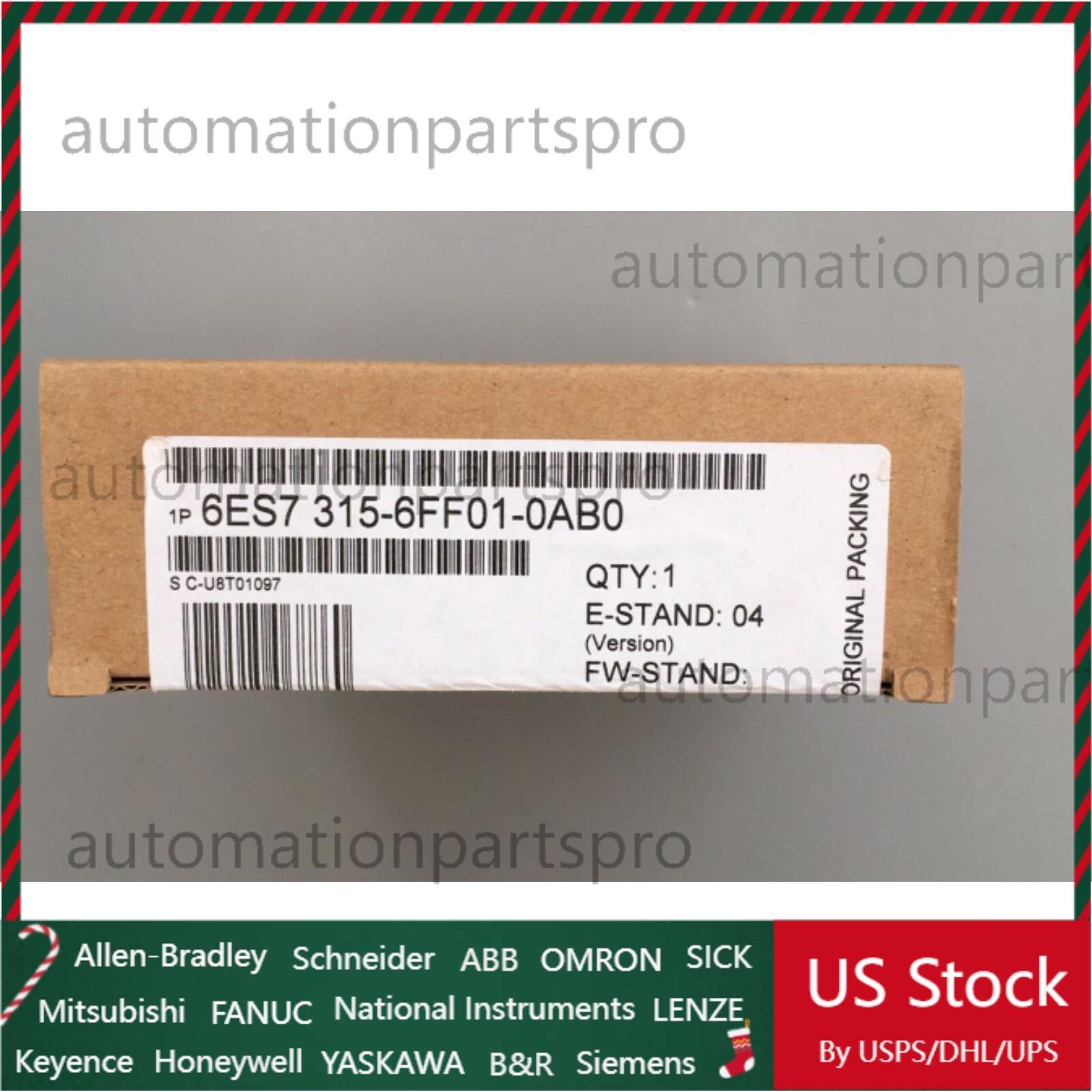 1PC New Siemens 6ES7315-6FF01-0AB0 CPU315F 6ES7 315-6FF01-0AB0 Central Unit