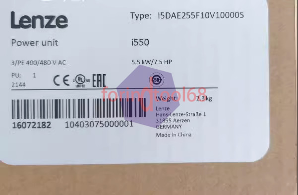 1PCS New Lenze series power unit 5.5kW I5DAE255F10V10000S