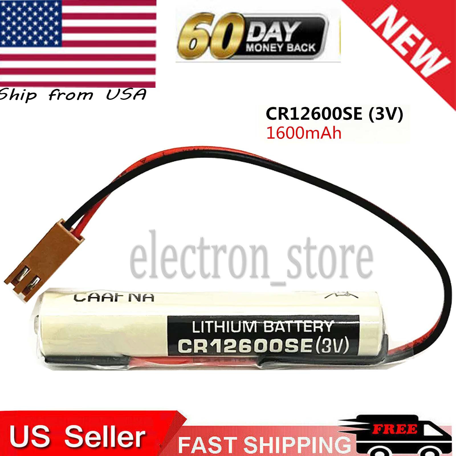 1pcs For FDK CR12600SE 3V 1600mAh instrument equipment industrial PLC battery