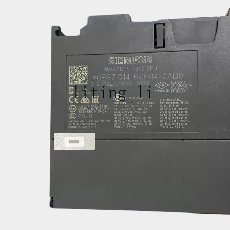 SIEMENS SIMATIC S7-300 6ES7314-6CH04-0AB0 Compact CPU Module 1PC