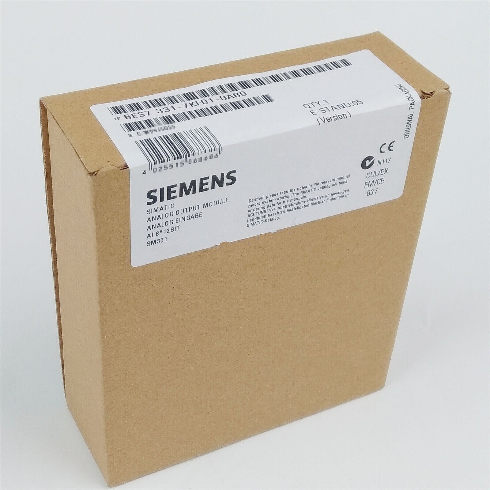 1PCS Siemens 6ES7 331-1KF01-0AB0 6ES7331-1KF01-0AB0 New In Box