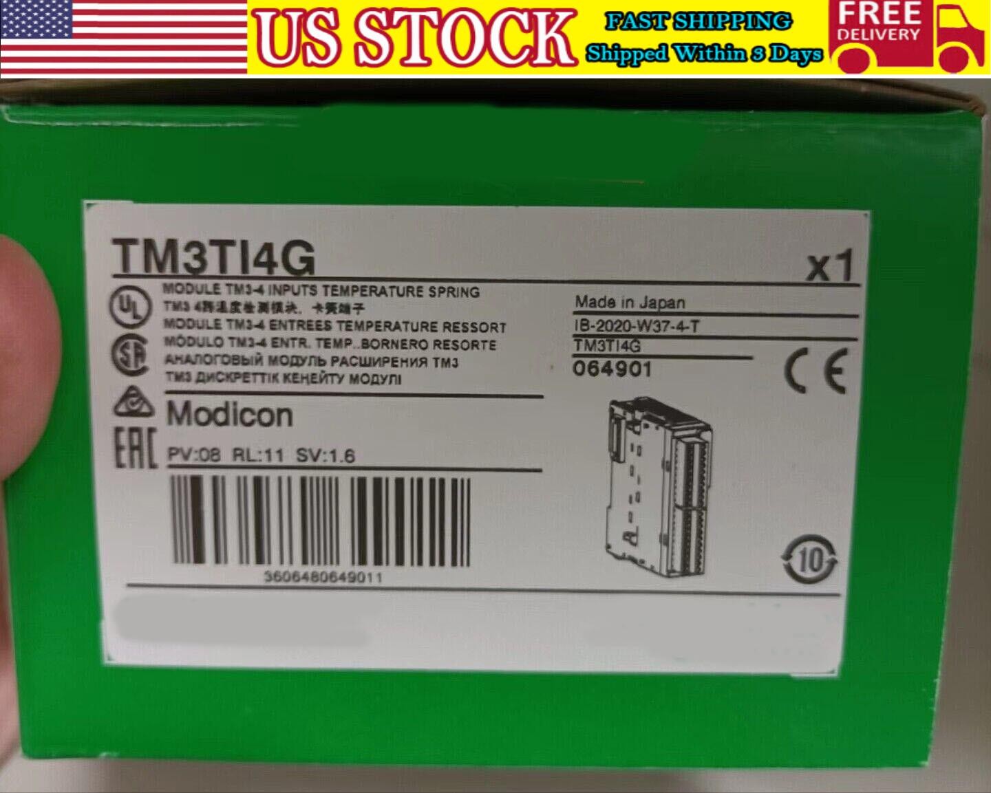 1PC New IN BOX TM3TI4G PLC Schneider Module Free Ship US