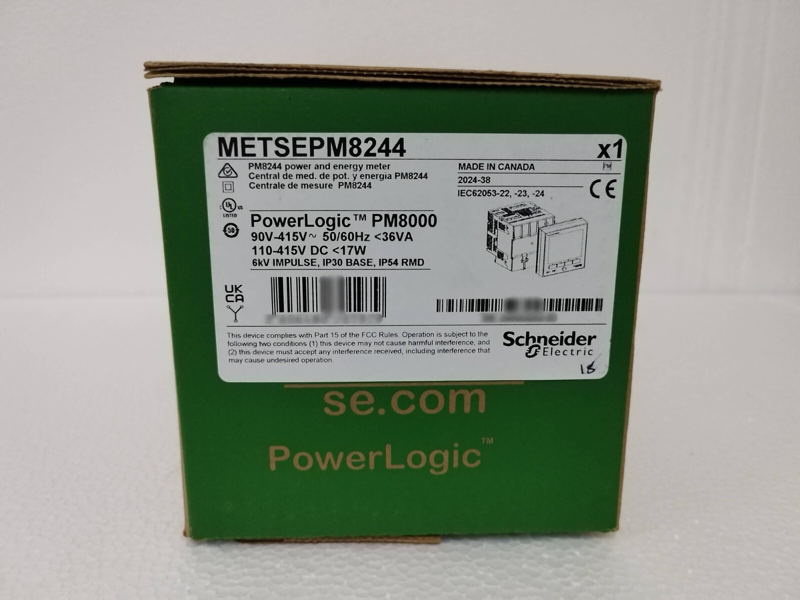 BRAND NEW SCHNEIDER METSEPM8244 Schneider Electric PowerLogic PM8000 Power Meter