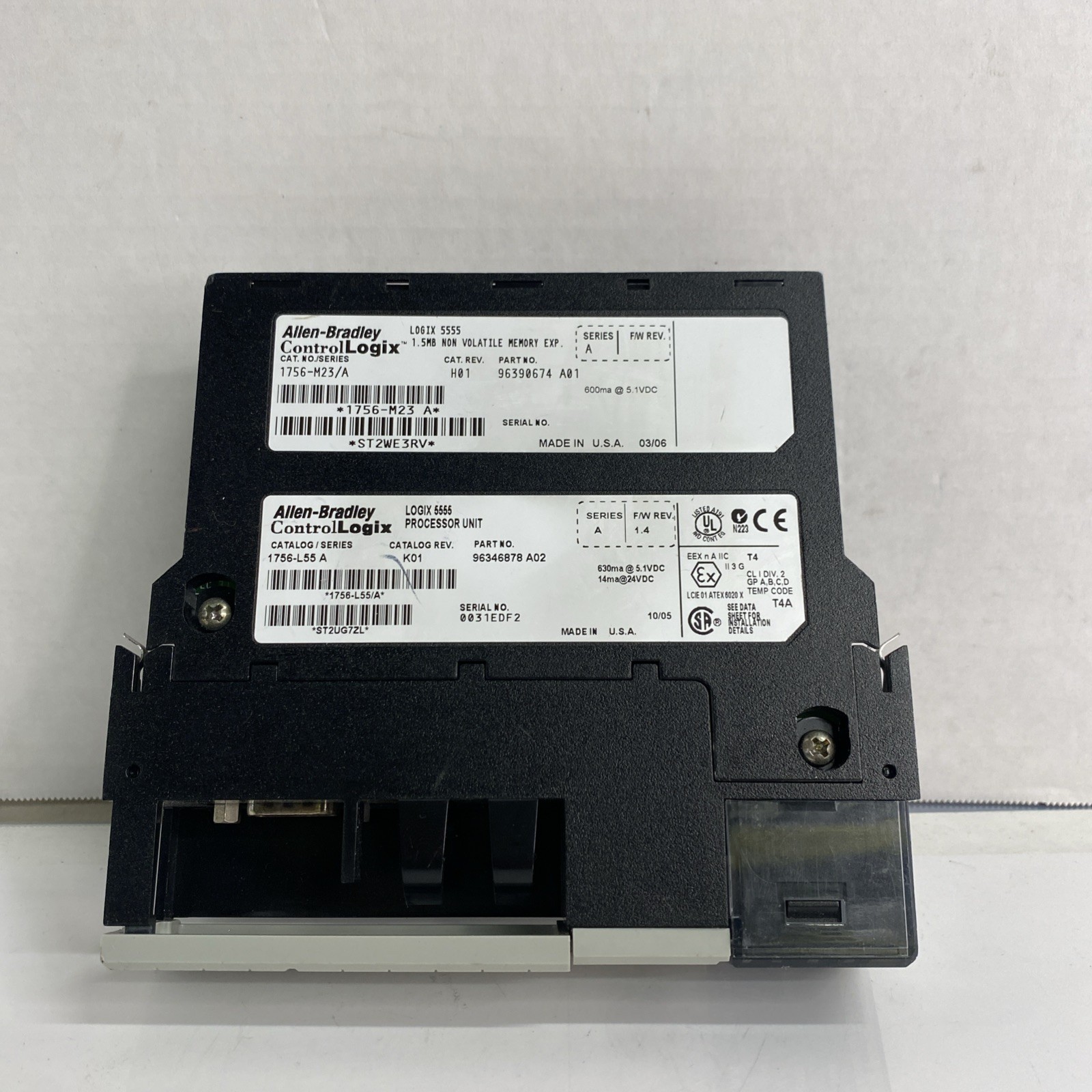Allen-Bradley 1756-L55M23 /A ControlLogix CPU Module