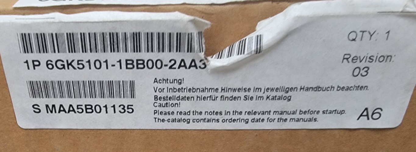Siemens Simatic NET Media Converter SCALANCE X101-1 6GK5101-1BB00-2AA3