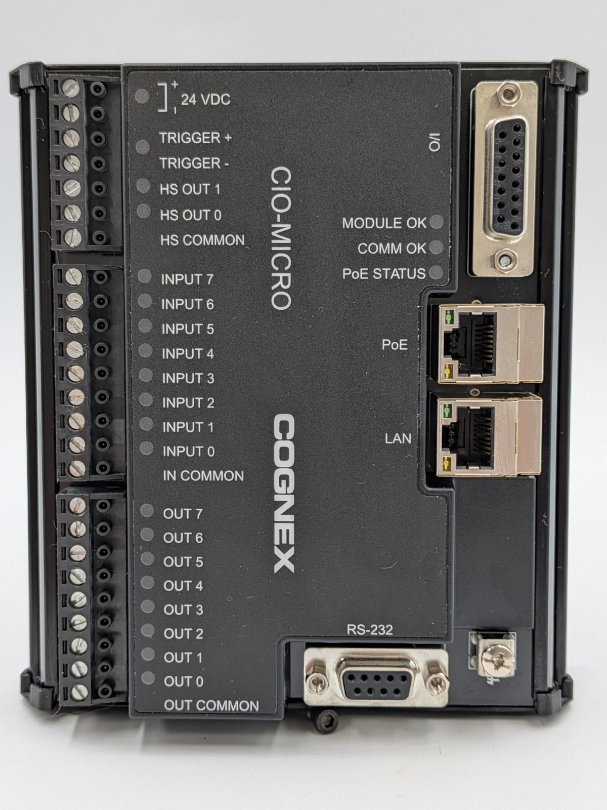 UNUSED Cognex IN-SIGHT CIO MICRO (825-0034-2r B) Bio Breakout I/O Module