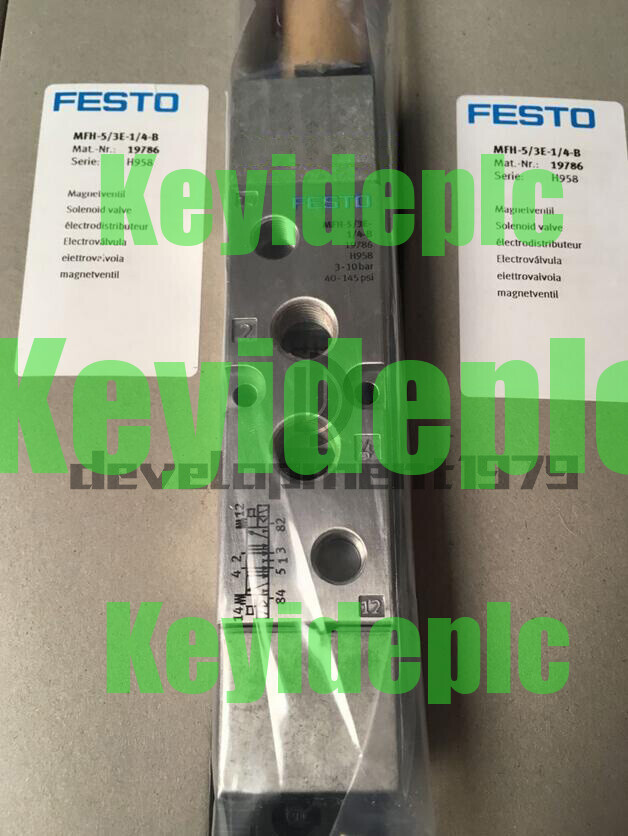 New Festo solenoid valve MFH-5/3E-1/4-B 19786 (1Pcs)