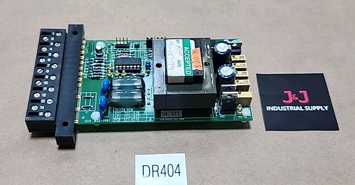 *PREOWNED* Dover Flexo Electronics SCH 832-0881 PCB Board TI-17A + Warranty!