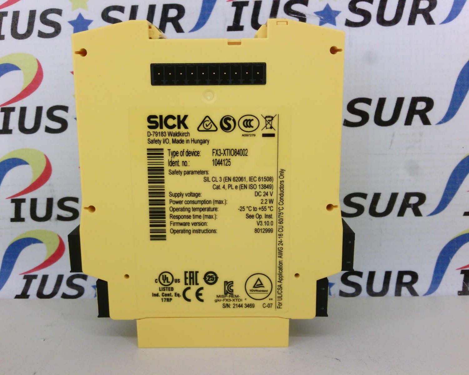 NSSP Sick FX3-XTIO84002 Flexi Soft XT10 Safety Controller