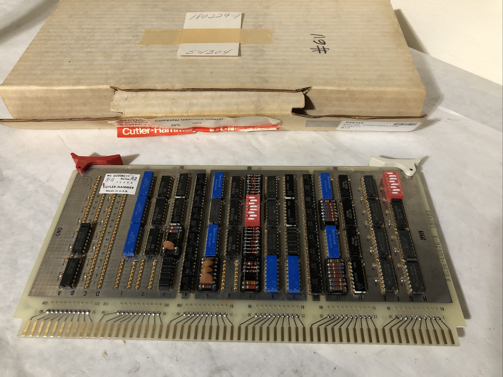 NEW CUTLER-HAMMER Eaton D520BC11 PC BOARD CA64199-P67 EMC-1,X8136-LG676-X,BF,FK