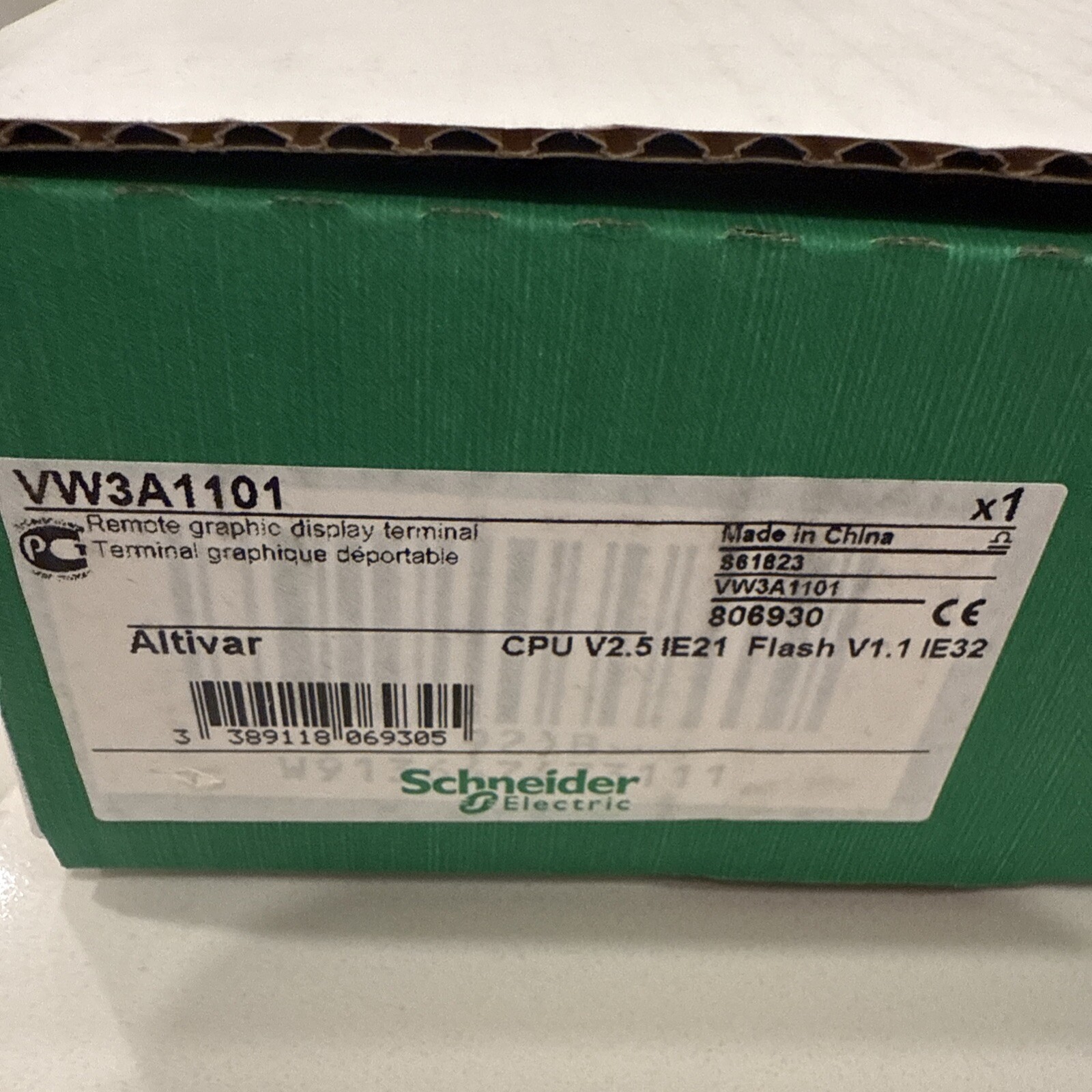 Schneider Electric VW3A1101 Remote Graphic Display Terminal *NEW*