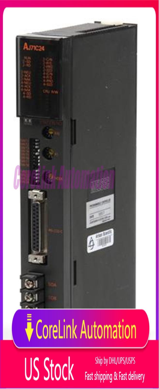 1PC New Mitsubishi AJ71C24 PLC Module Expedited Shipping