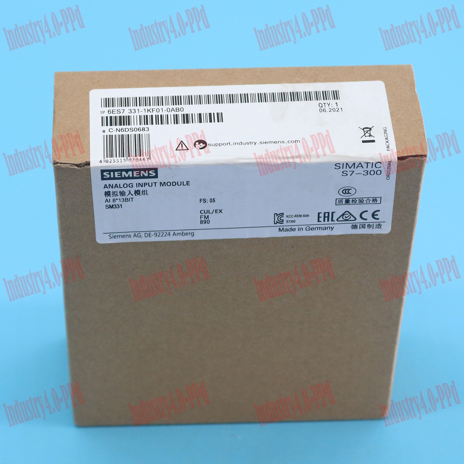 NEW Siemens 6ES7331-1KF01-0AB0 6ES7 331-1KF01-0AB0 PLC Module free shipping