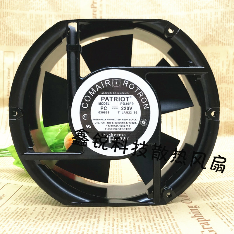 1PC COMAIR ROTRON PATRIOT PD36P9 220V 17CM 17251 cooling fan #