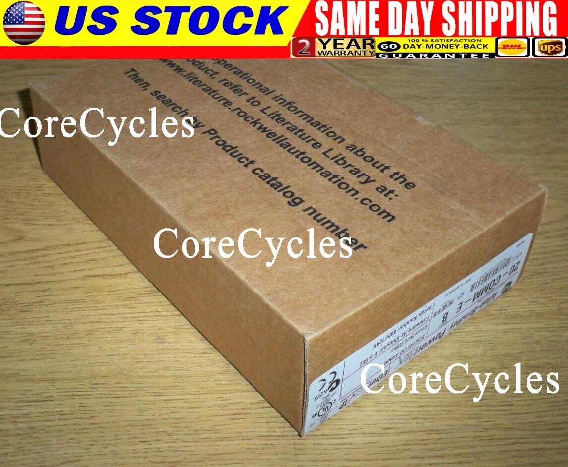 20-COMM-E Allen Bradley EtherNet/IP Adapter Series B Sealed 20COMME US Free Tax