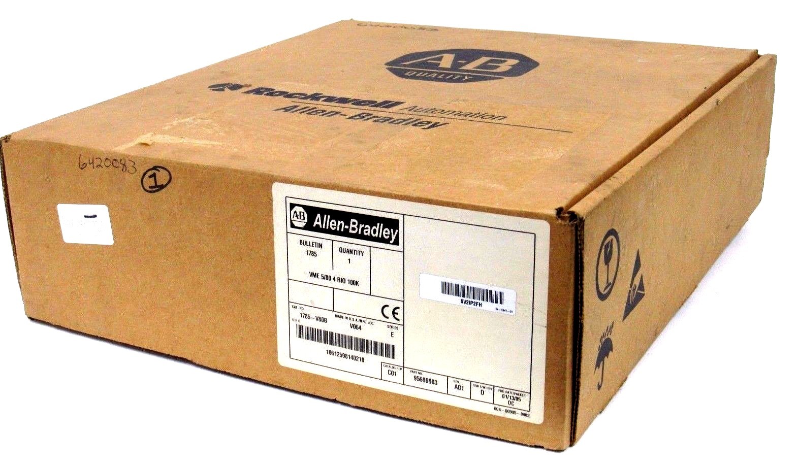 NEW ALLEN BRADLEY 1785-V80B PROCESSOR VME 5/80 SERIES E