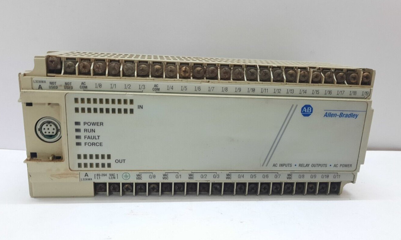 ALLEN BRADLEY 1761-L32AWA MICROLOGIX 1000 PROGRAMMABLE CONTROLLER CPU
