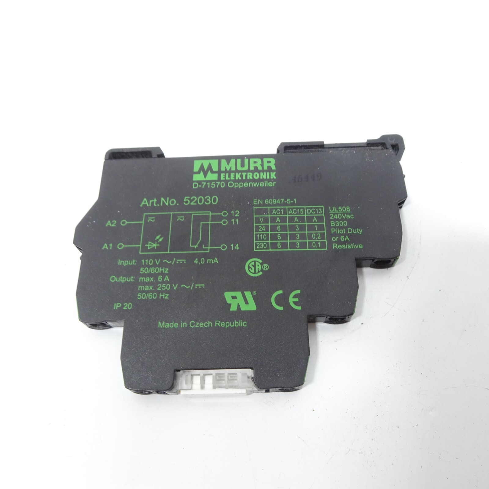 MURR ELEKTRONIK 52030 / 52030 Open Box
