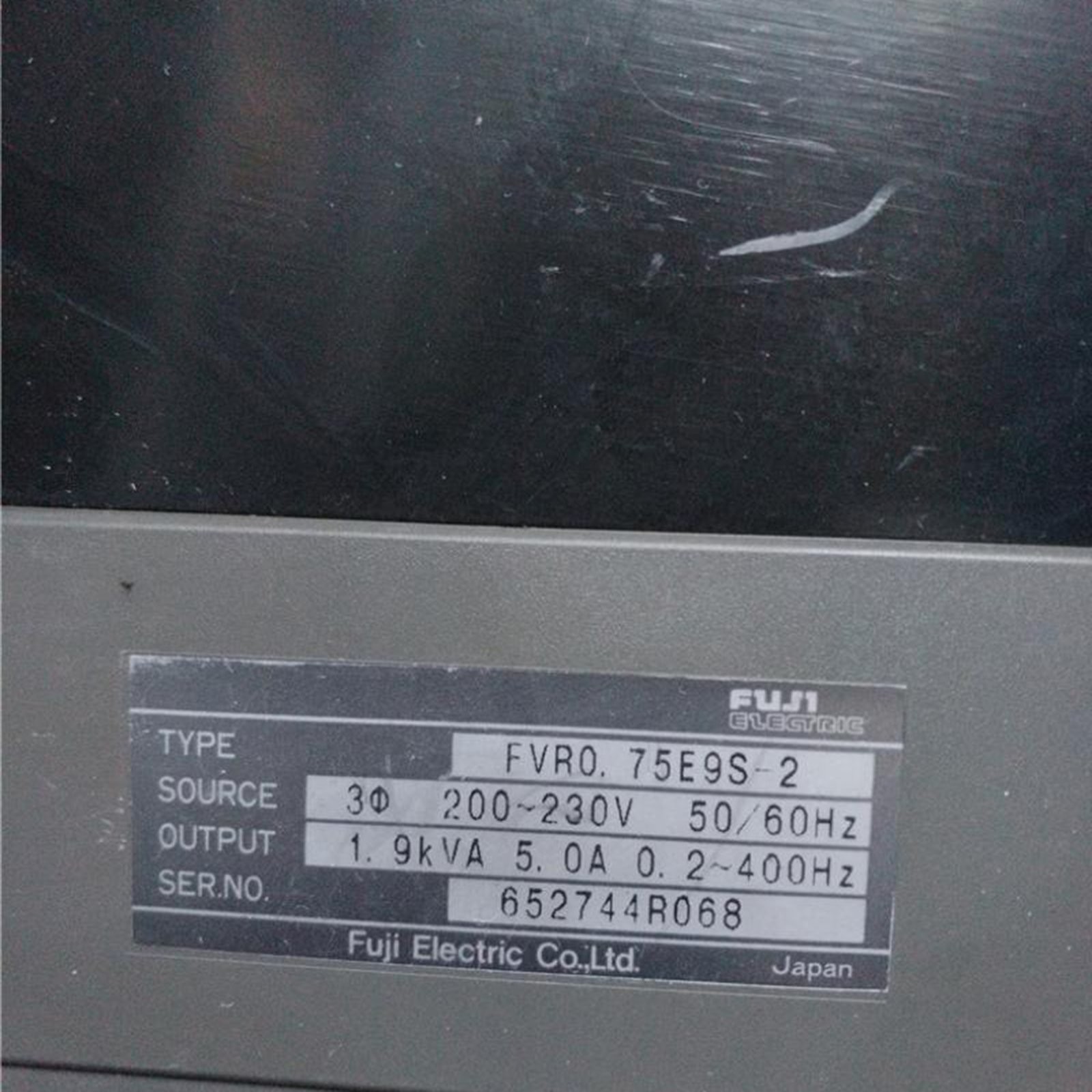 1PC Used For FUJI FVR0.75E9S-2 0.75KW 220V Inverter Free Shipping