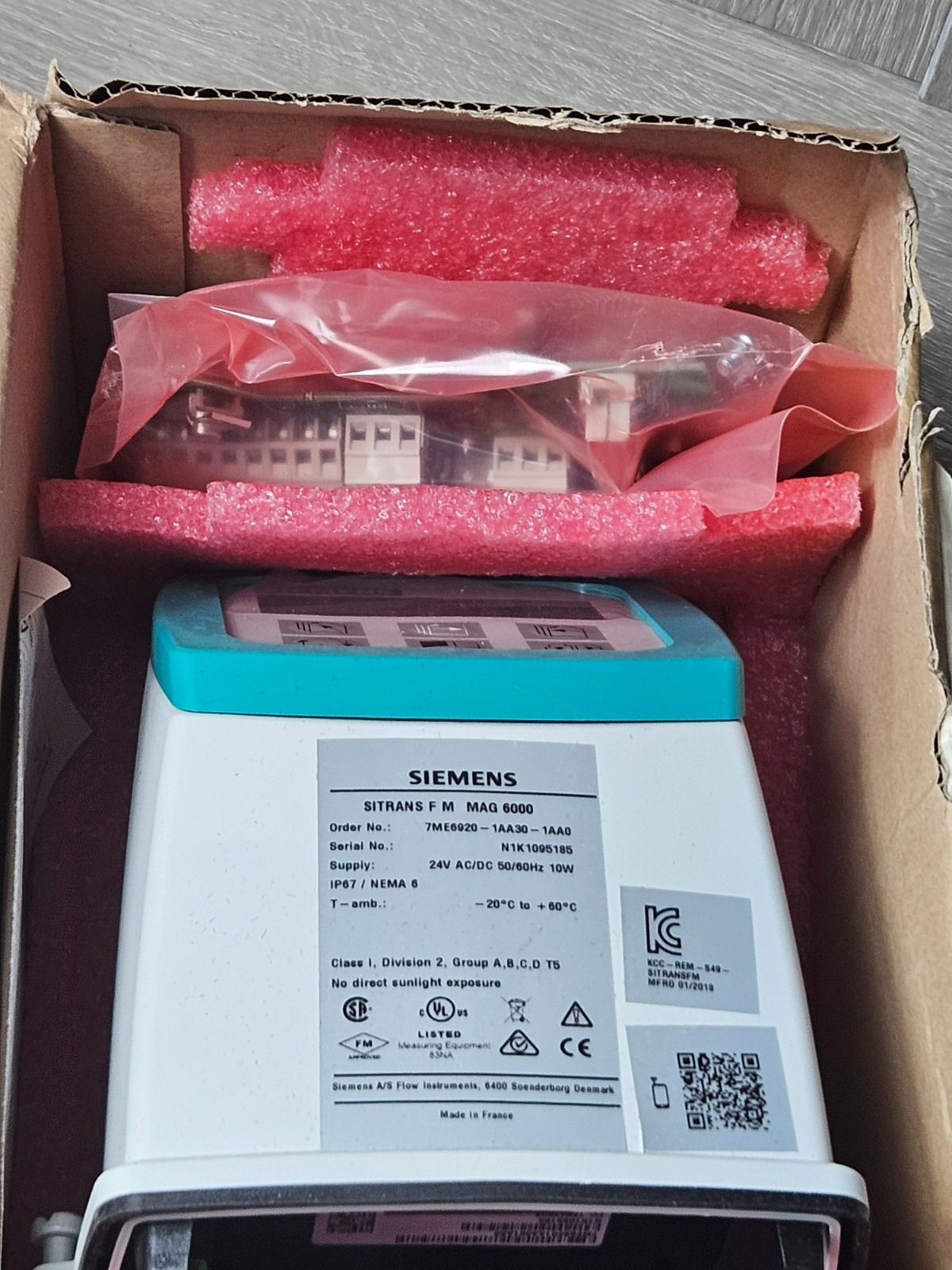 Siemens Sitrans f m mag 6000 – 7ME6920-1AA30-1AA0