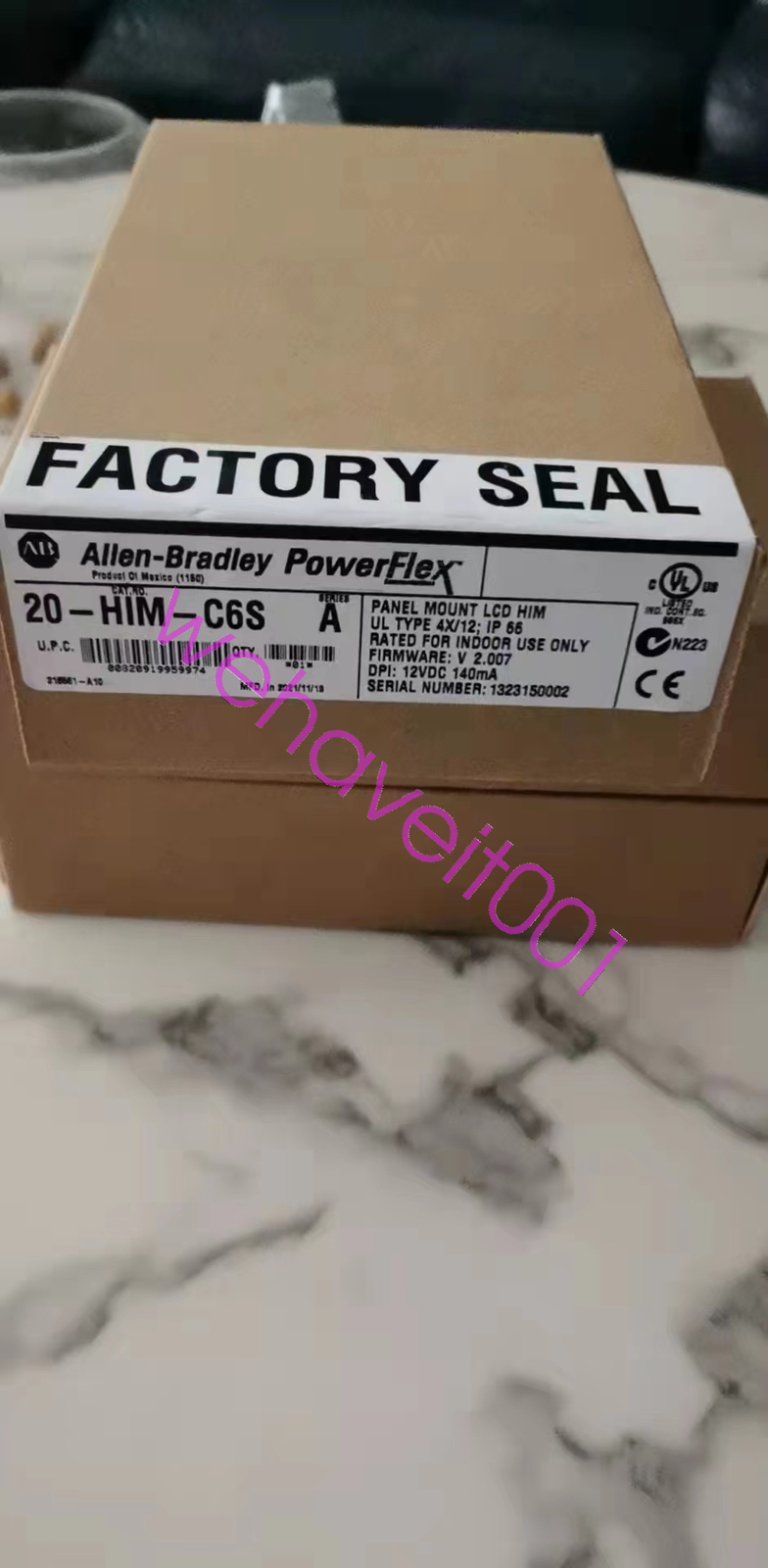 1PC AB Sealed 20-HIM-C6S Panel Mount LCD Motor Control Keypad Drive NEW IN BOX