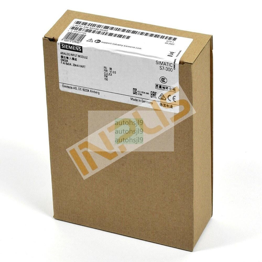 1P 6ES7 336-4GE00-0AB0 NEW SIEMENS 6ES7336-4GE00-0AB0 S7-300 Analog Input Module