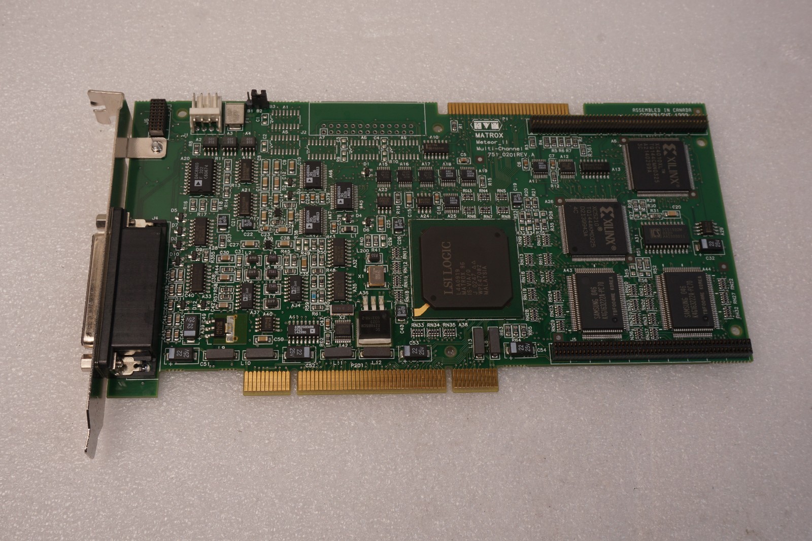 MATROX METEOR-II MULTI-CHANNEL 751-0201 REV. A METEOR2-MC/4 BOARD FREE SHIP