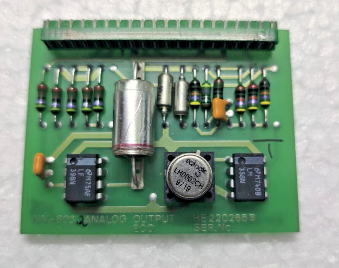 NORCONTROL NN-803.2 ANALOG OUTPUT CARD HE220265B