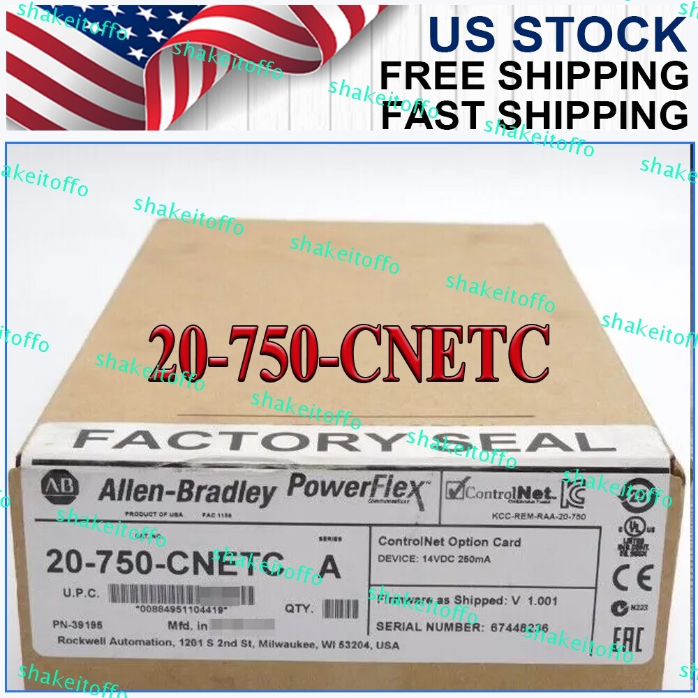 New Factory Sealed AB 20-750-CNETC SER. A 14VDC F/W V1.001 20750CNETC
