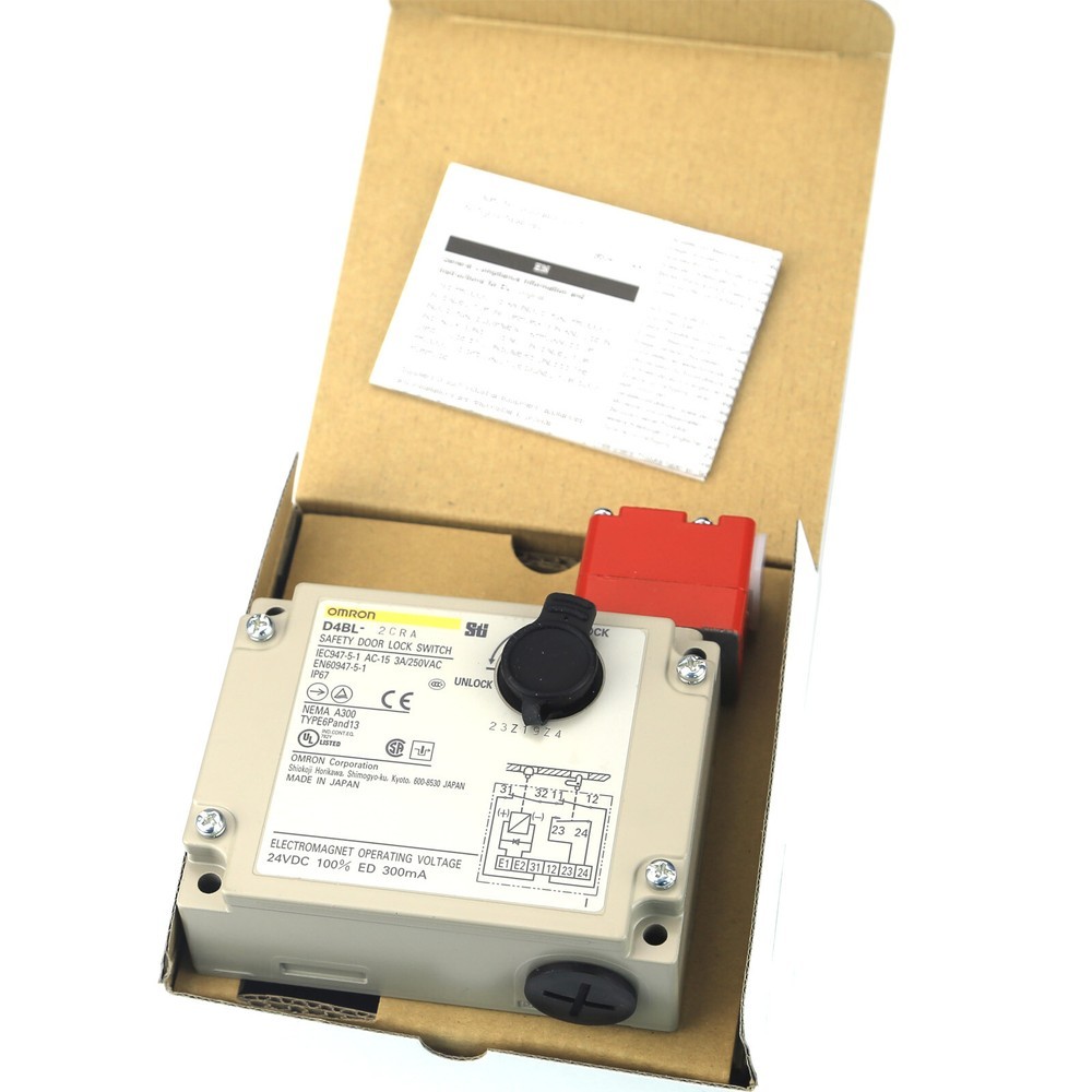 1PC Omron D4BL-2CRA D4BL2CRA Guard Lock Safety-Door Switch US Free TAX