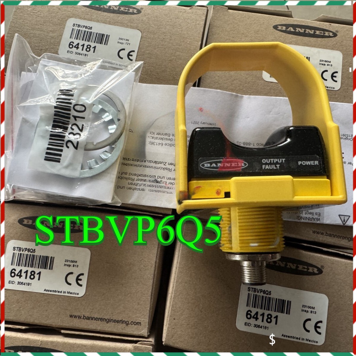1pcs BANNER new for STBVP6Q5 ENGINEERING STBVP6Q5 Brand New with in box