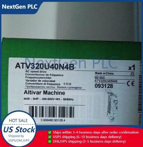 1PC New Schneider ATV320U40N4B 4Kw Inverter Fast Shipping