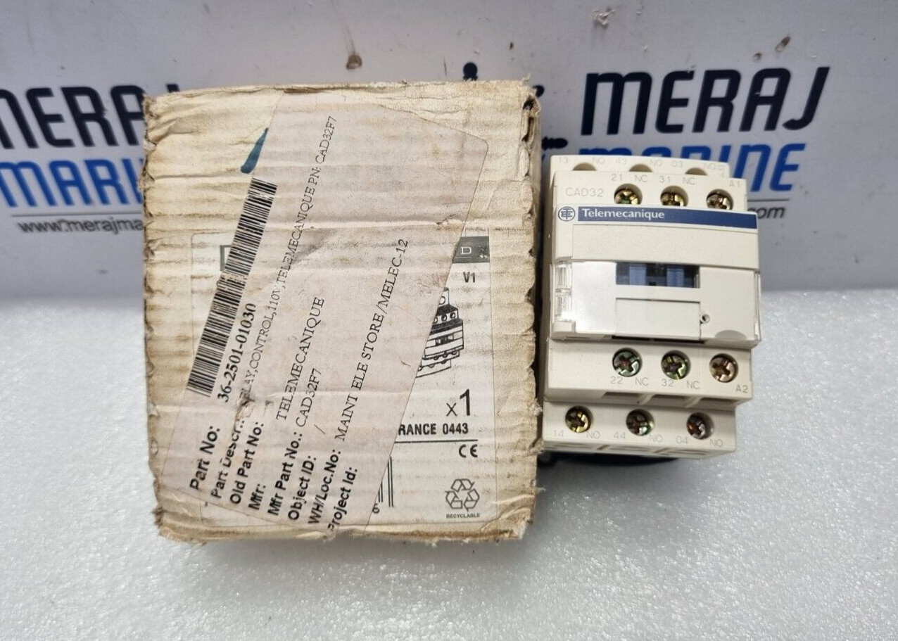 Telemecanique CAD32 Control Relay 110V 50/60Hz