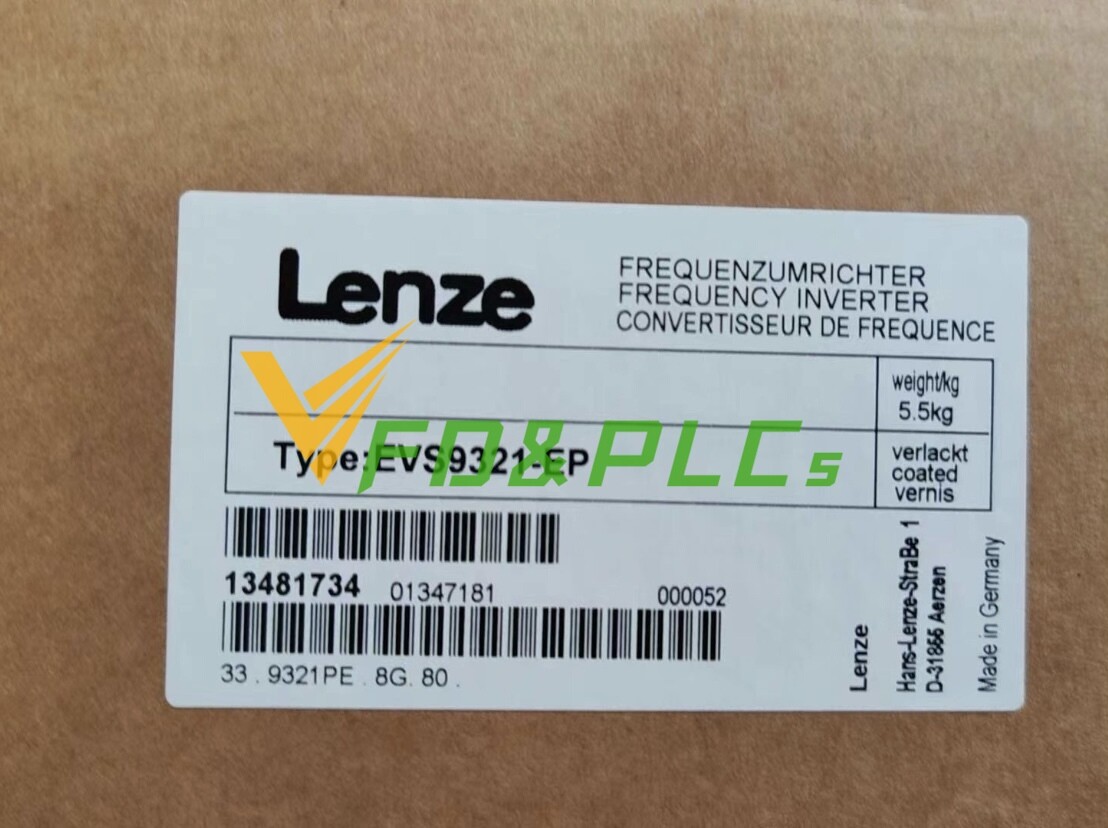 EVS9321-EP 1 brand new LENZE SERVO frequency converter EVS9321-EP