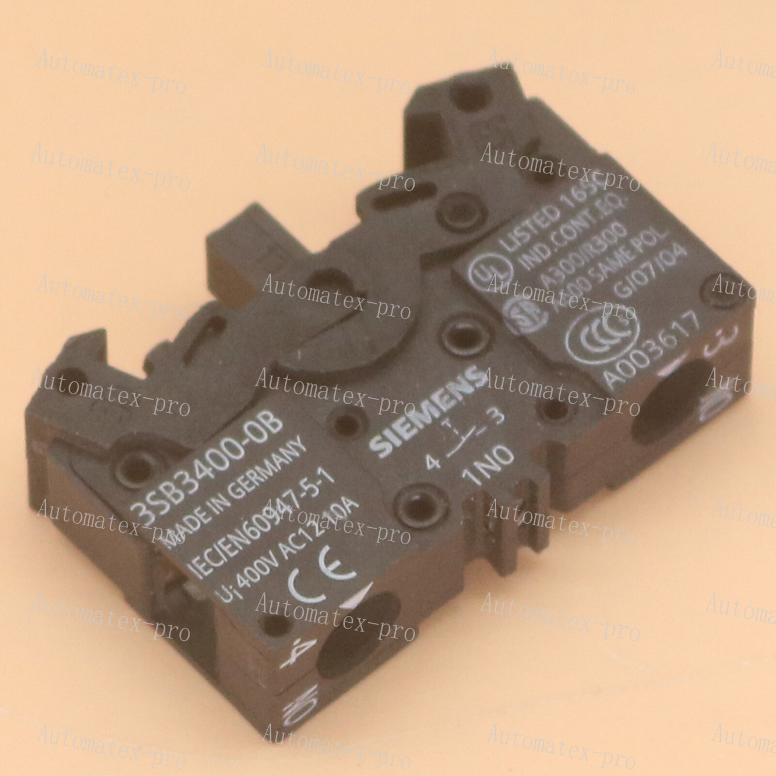 New SIEMENS pushbutton contact block 3SB3400-0B 3SB3400 One year warranty