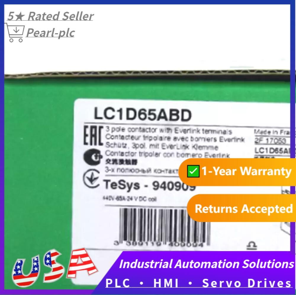1PC Schneider LC1D65ABD Contactor 65A New In Box Fast Shipping